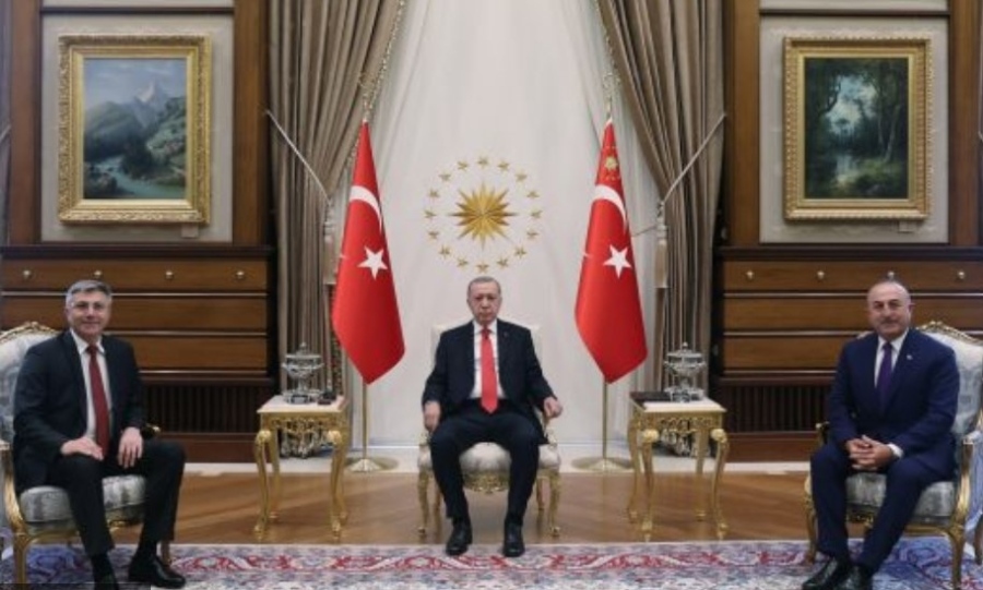 Лидерът на ДПС Мустафа Карадайъ на закрита среща с турския президент Ердоган в Анкара